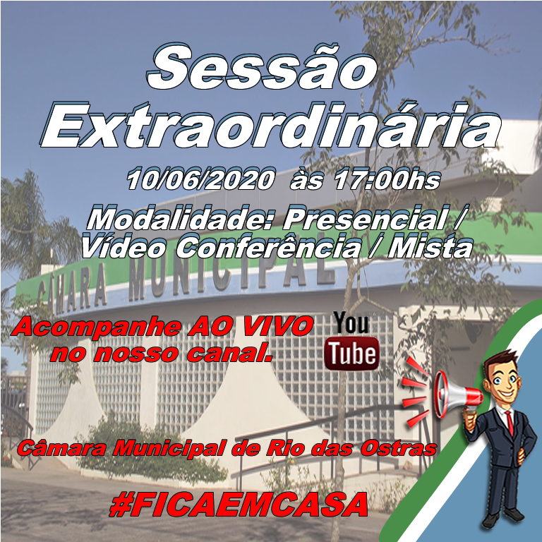 Sessão Extraordinária 10/06/2020