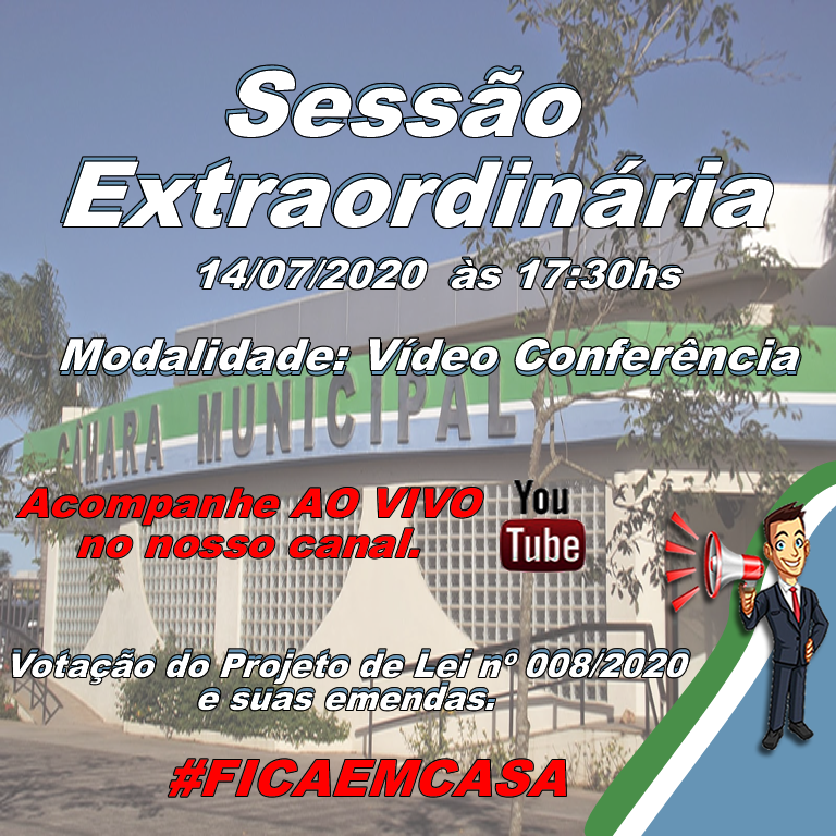 Sessão Extraordinária 14/07/2020