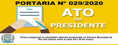 Portaria nº 029/2020