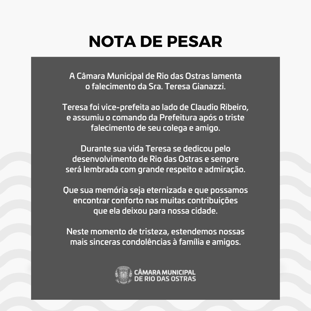 Nota de Pesar