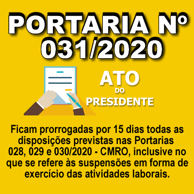 Portaria nº 031/2020