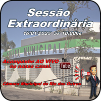 SESSÃO EXTRAORDINÁRIA 16/01/2025 - 10HS